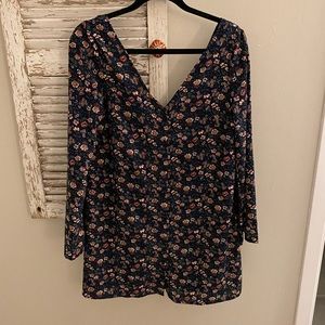 ASOS bell sleeve button up dress